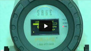 Sage thermal mass flowmeter